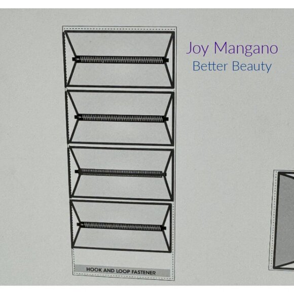 Joy Mangano Better Beauty Roll-Up Organizer Travel Case Black Medium - Picture 7 of 9